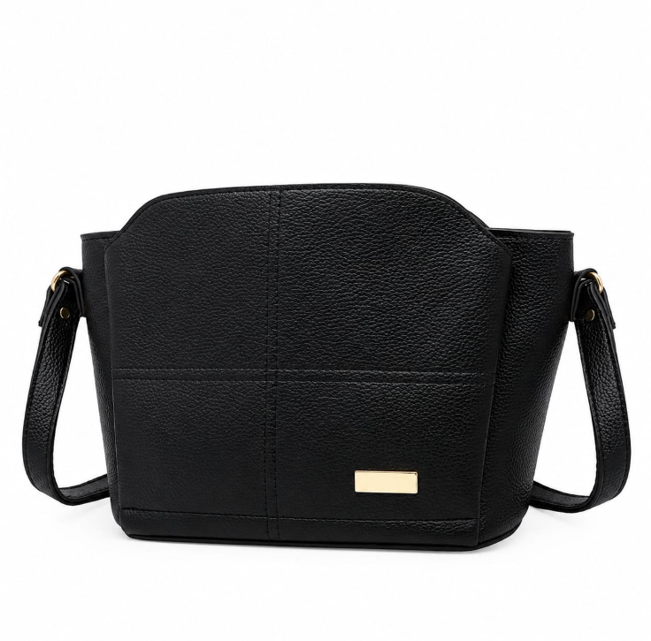 Noir - Black Crossbody Bag
